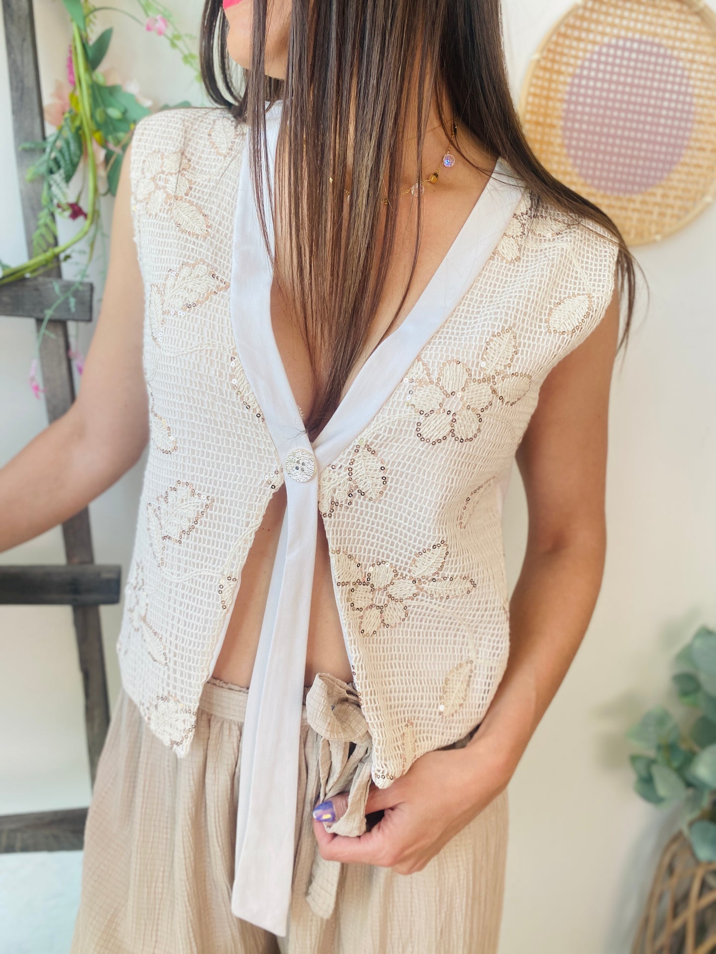 Gilet Victor beige