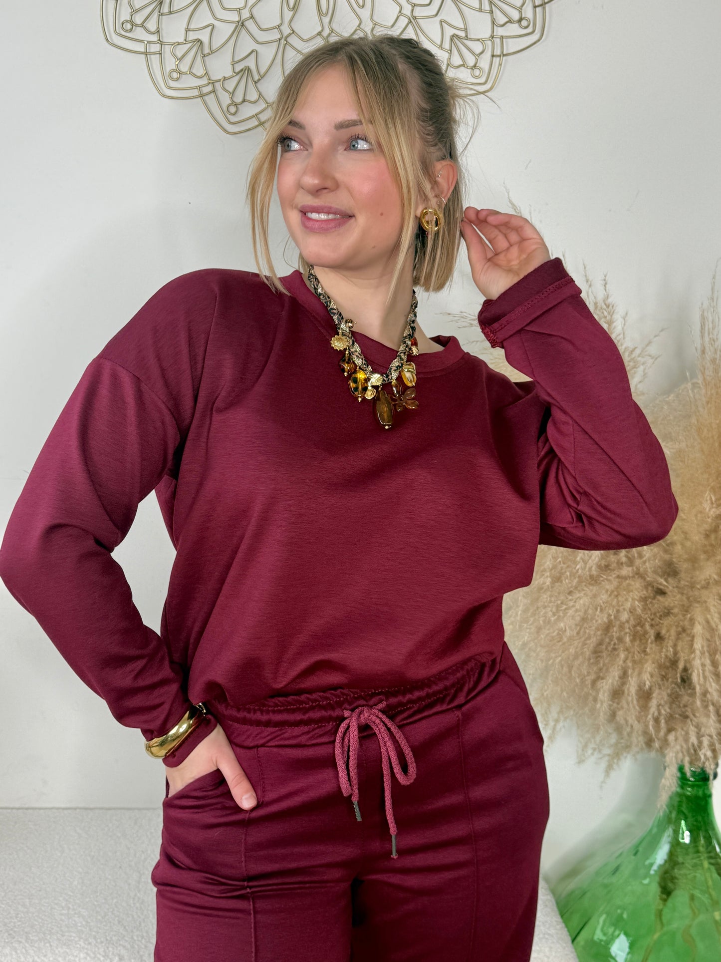 Sweat Maïra Bordeaux