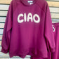 Sweat Ciao bordeaux