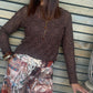 Blouse Caro chocolat