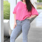 Gilet Cosy rose bonbon