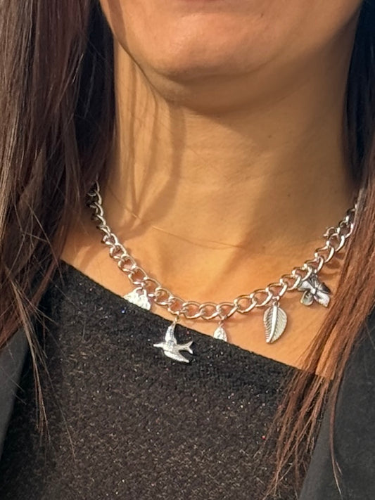 Collier Ava argenté