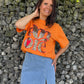 T-shirt Amore orange