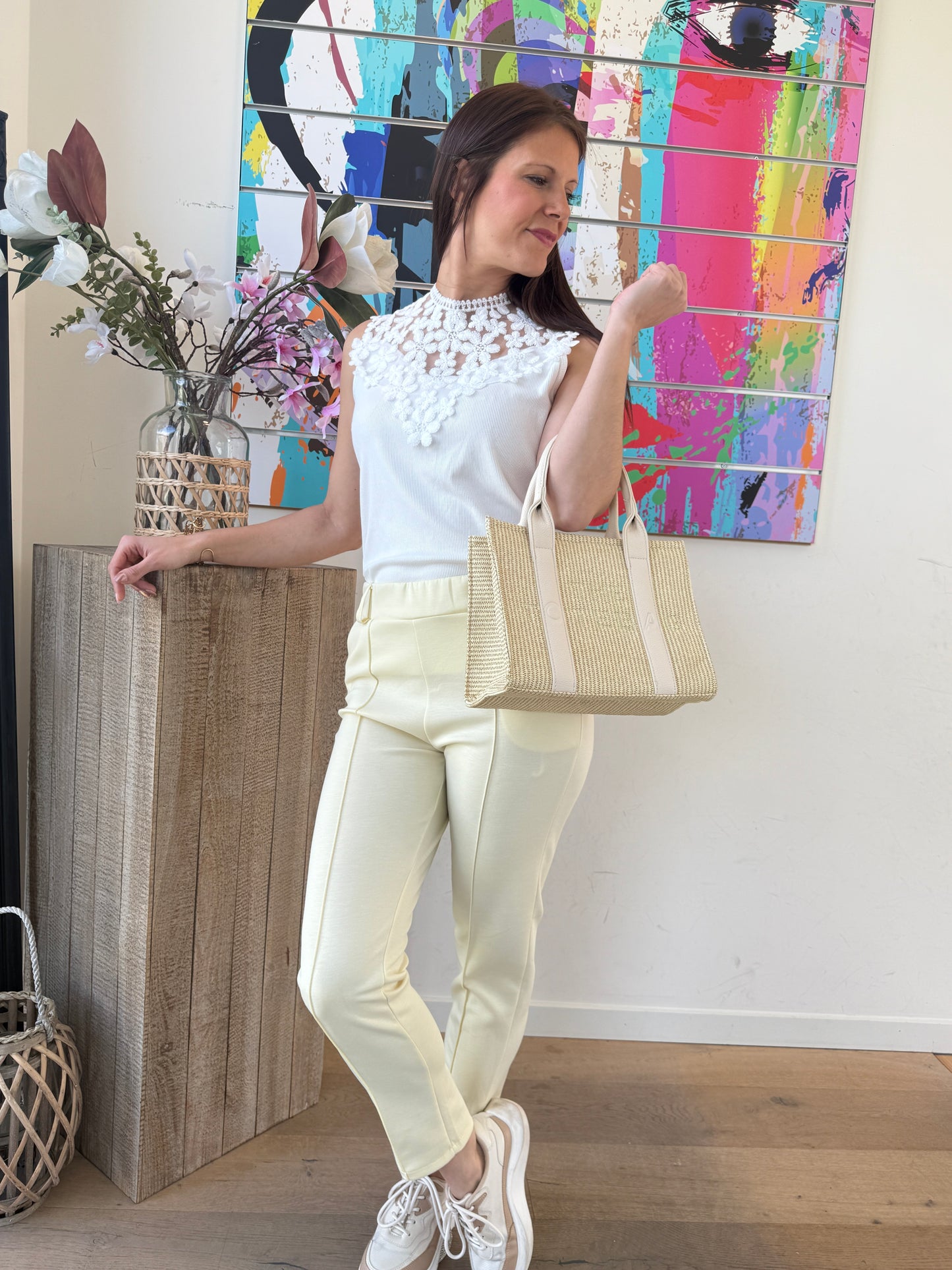 Pantalon Oryan jaune