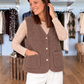 Gilet Zofia marron glacé
