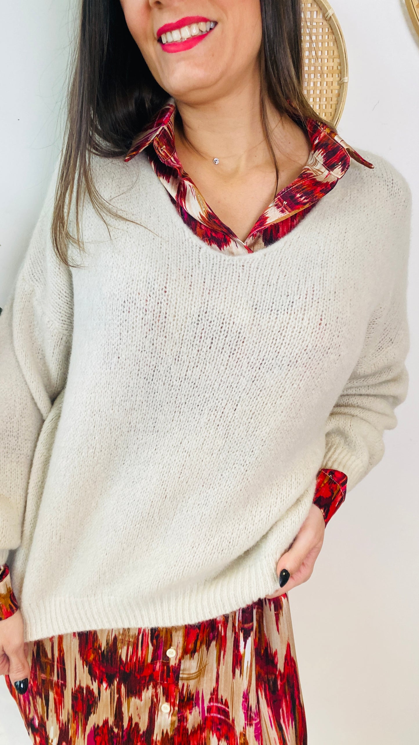 Pull ROMINA beige