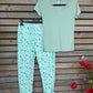 T-shirt Nallia vert eau