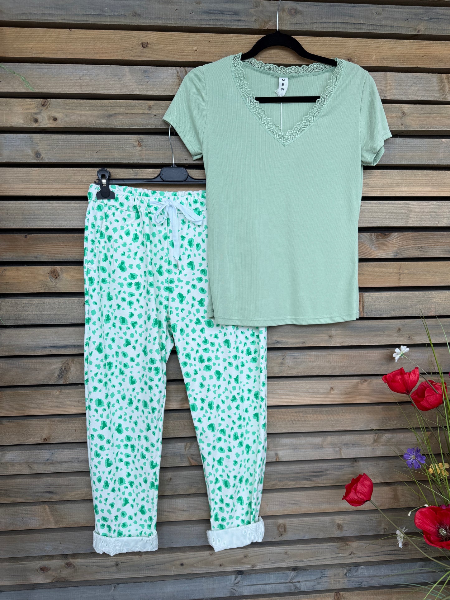 T-shirt Nallia vert eau