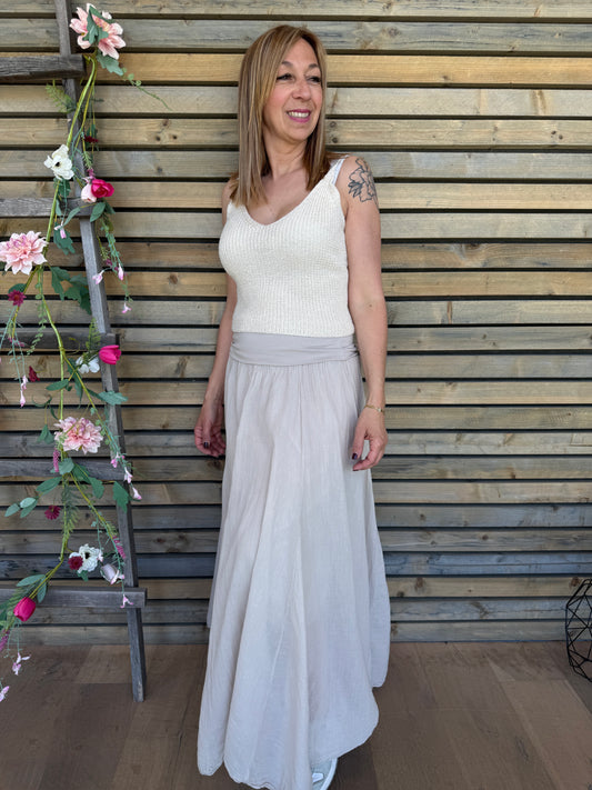 Jupe Floria beige