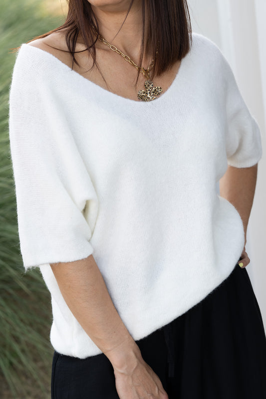 Pull Bélia blanc