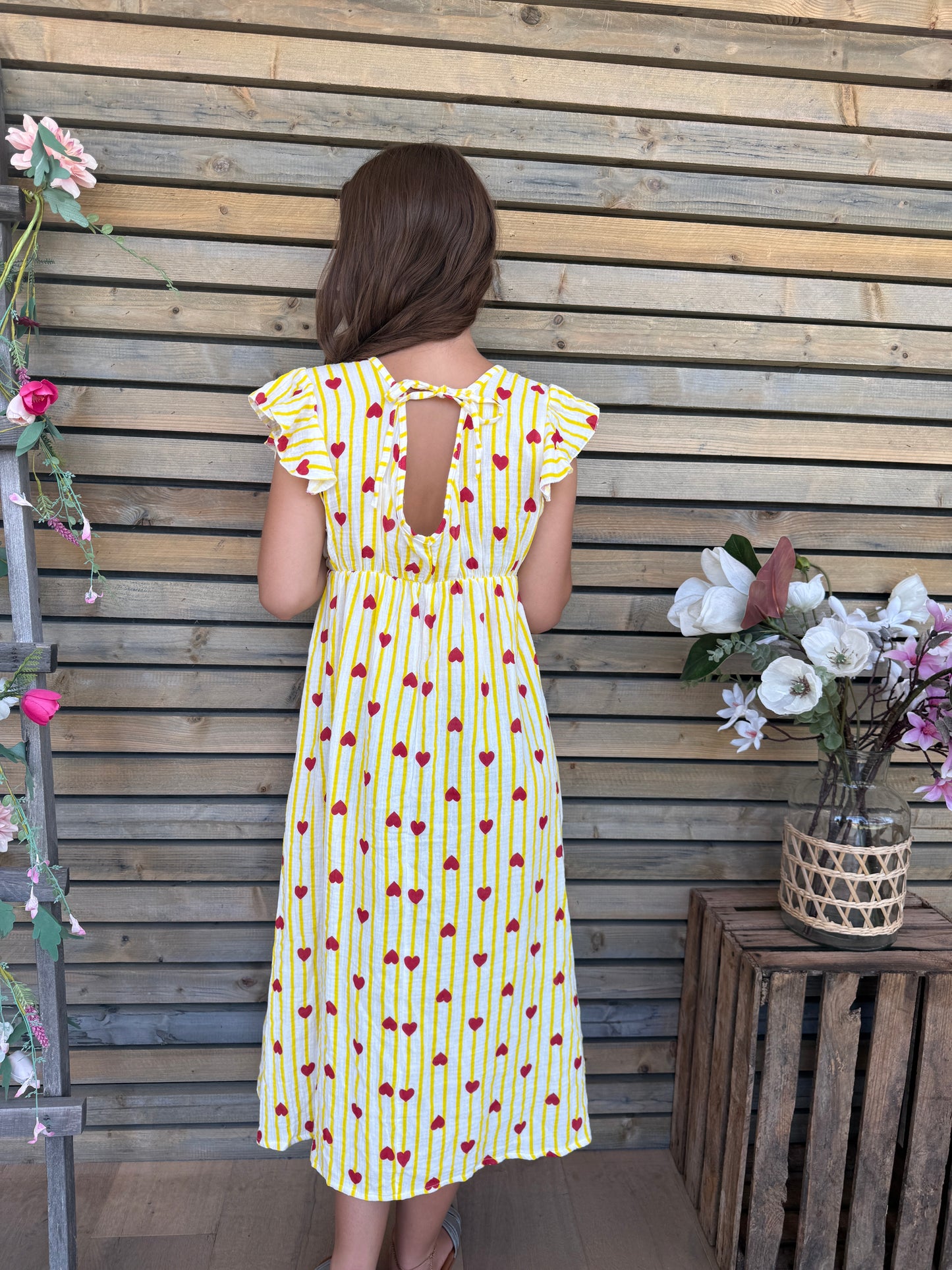 Robe Coeur jaune