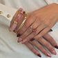 Bague Elise rose