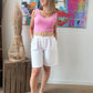 Bermuda/short Emma blanc