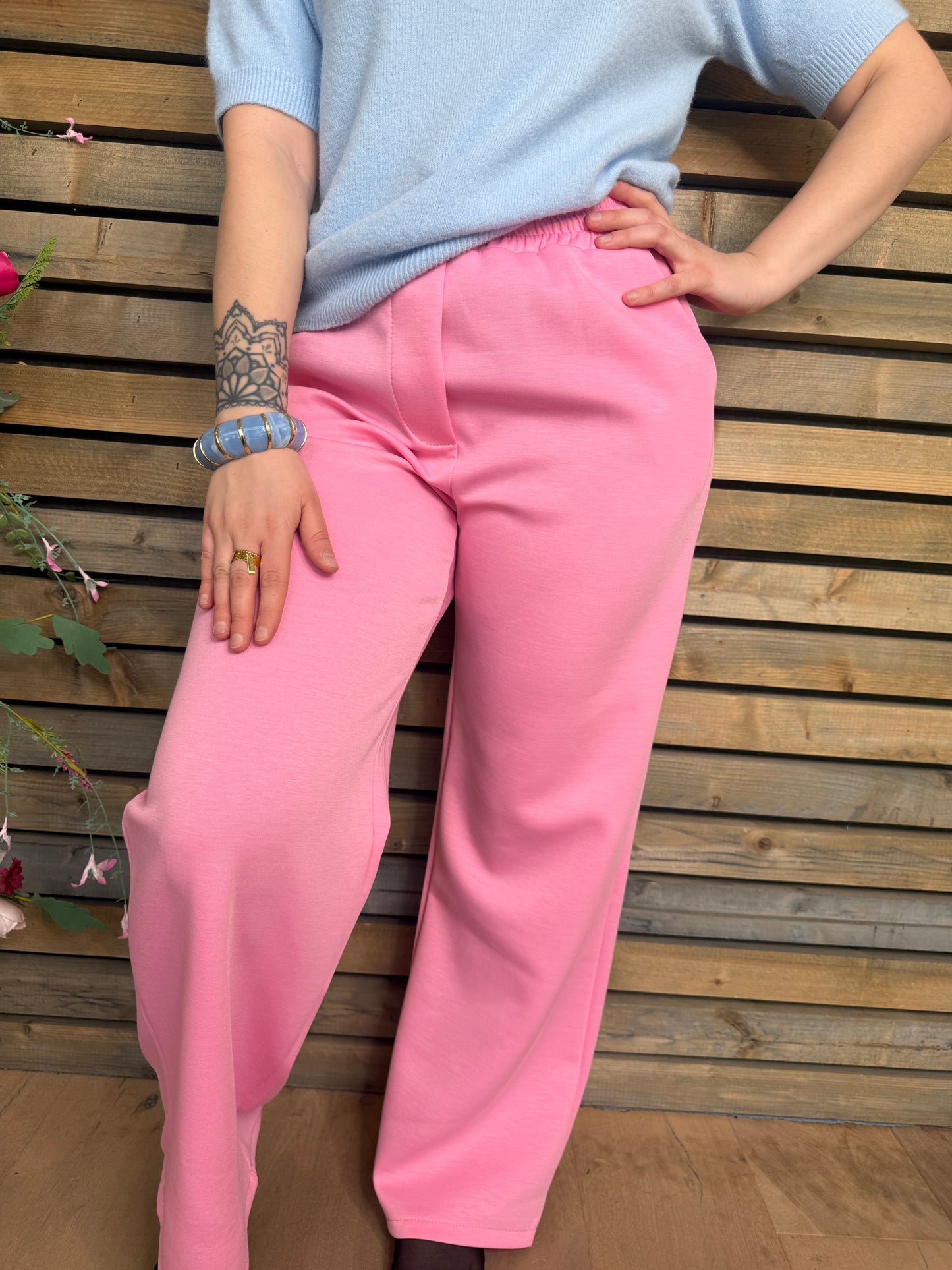 Pantalon BASILE ROSE