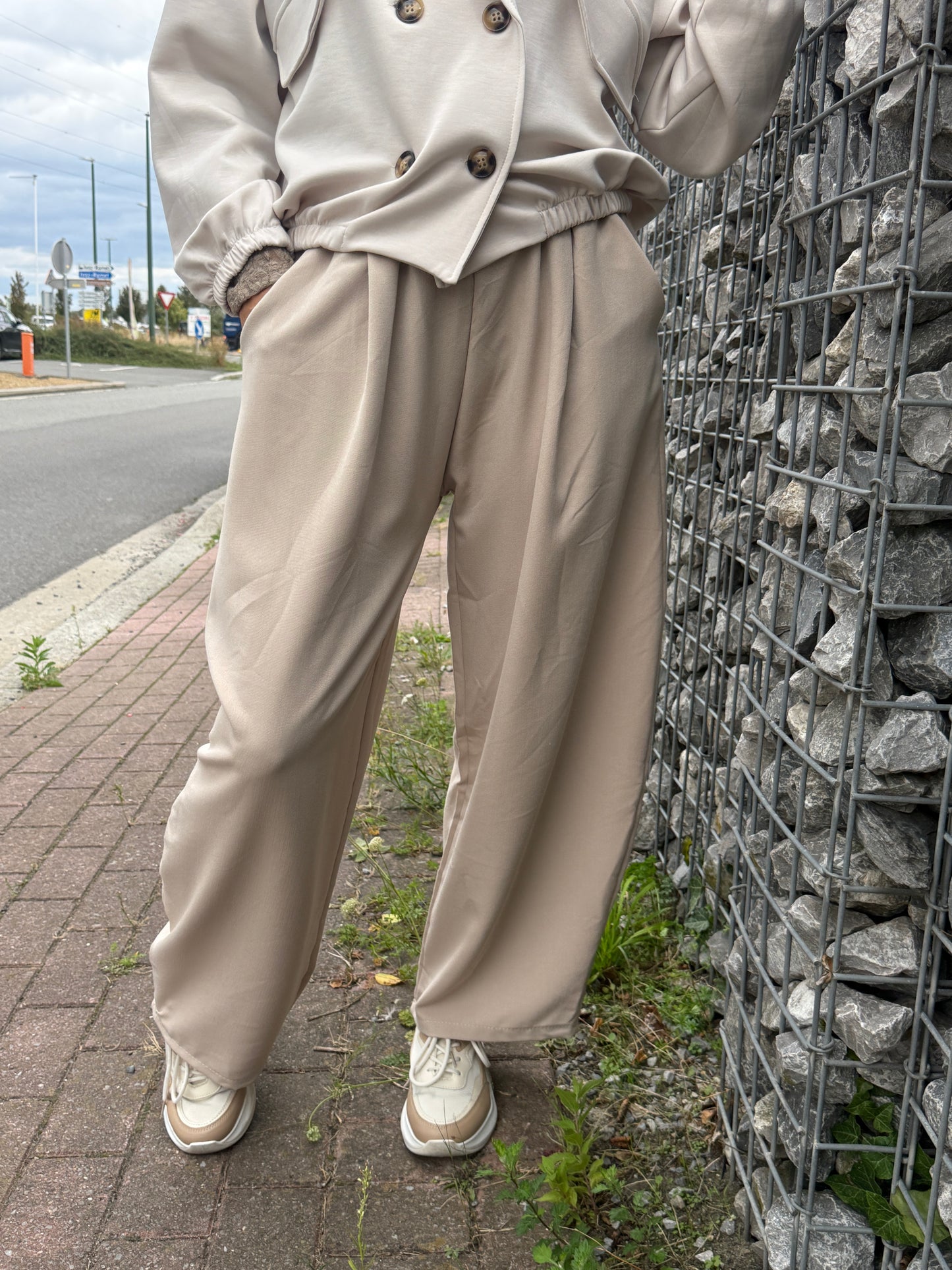 Pantalon Diana beige