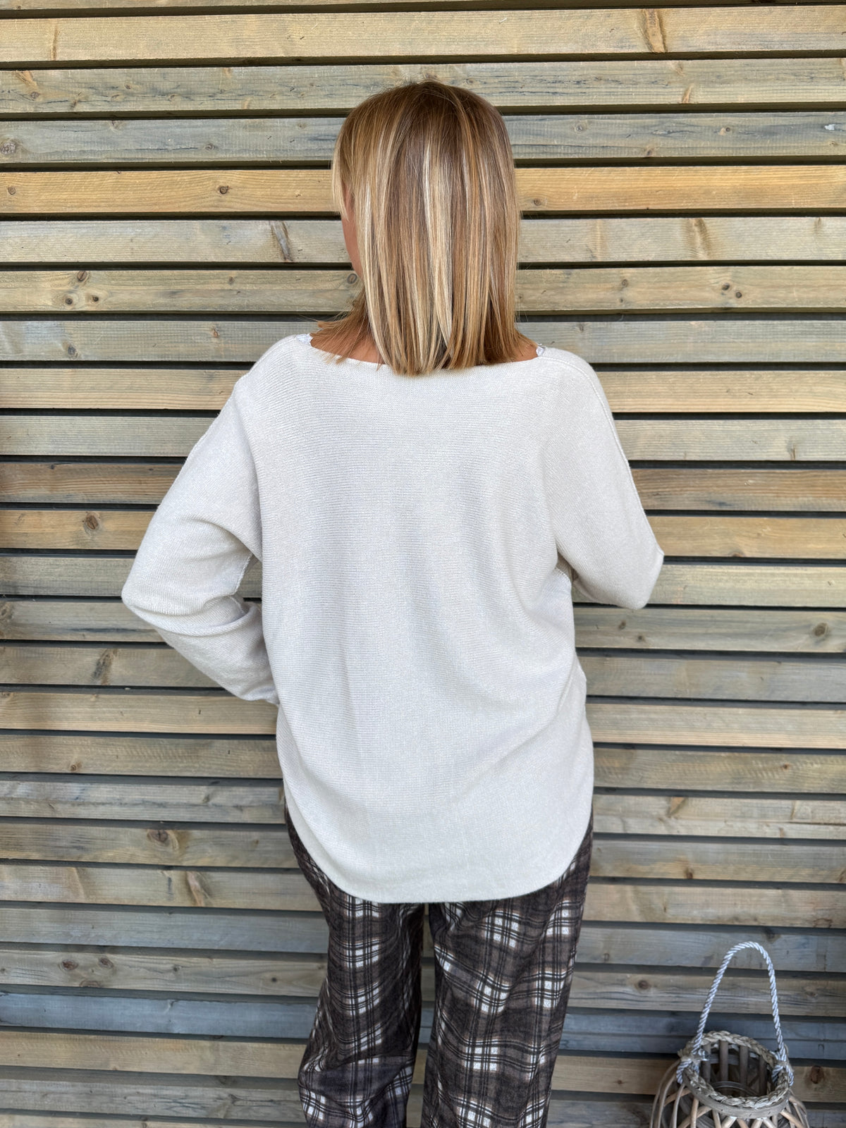 Pull Lucie beige