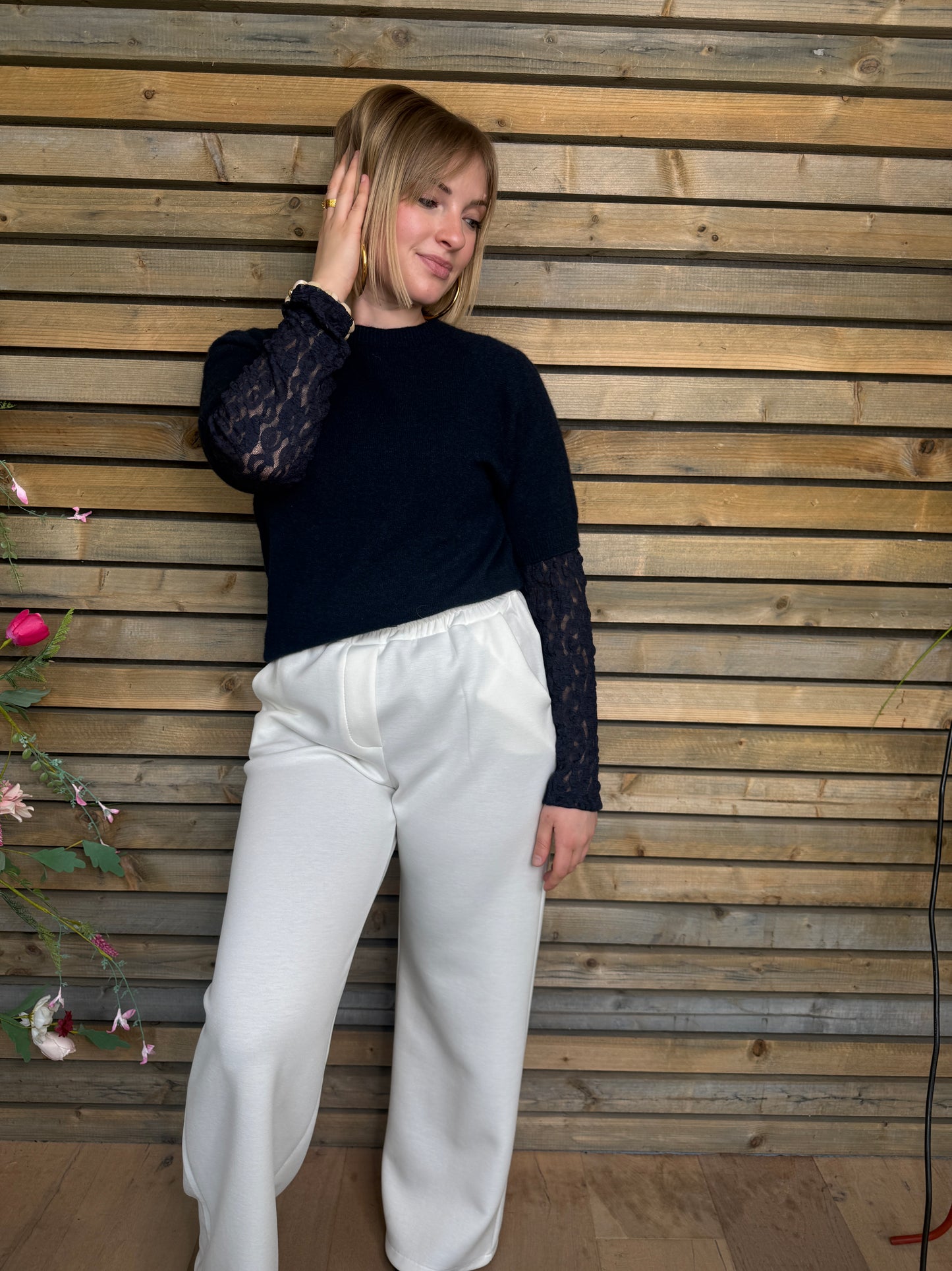 Pantalon BASILE BLANC