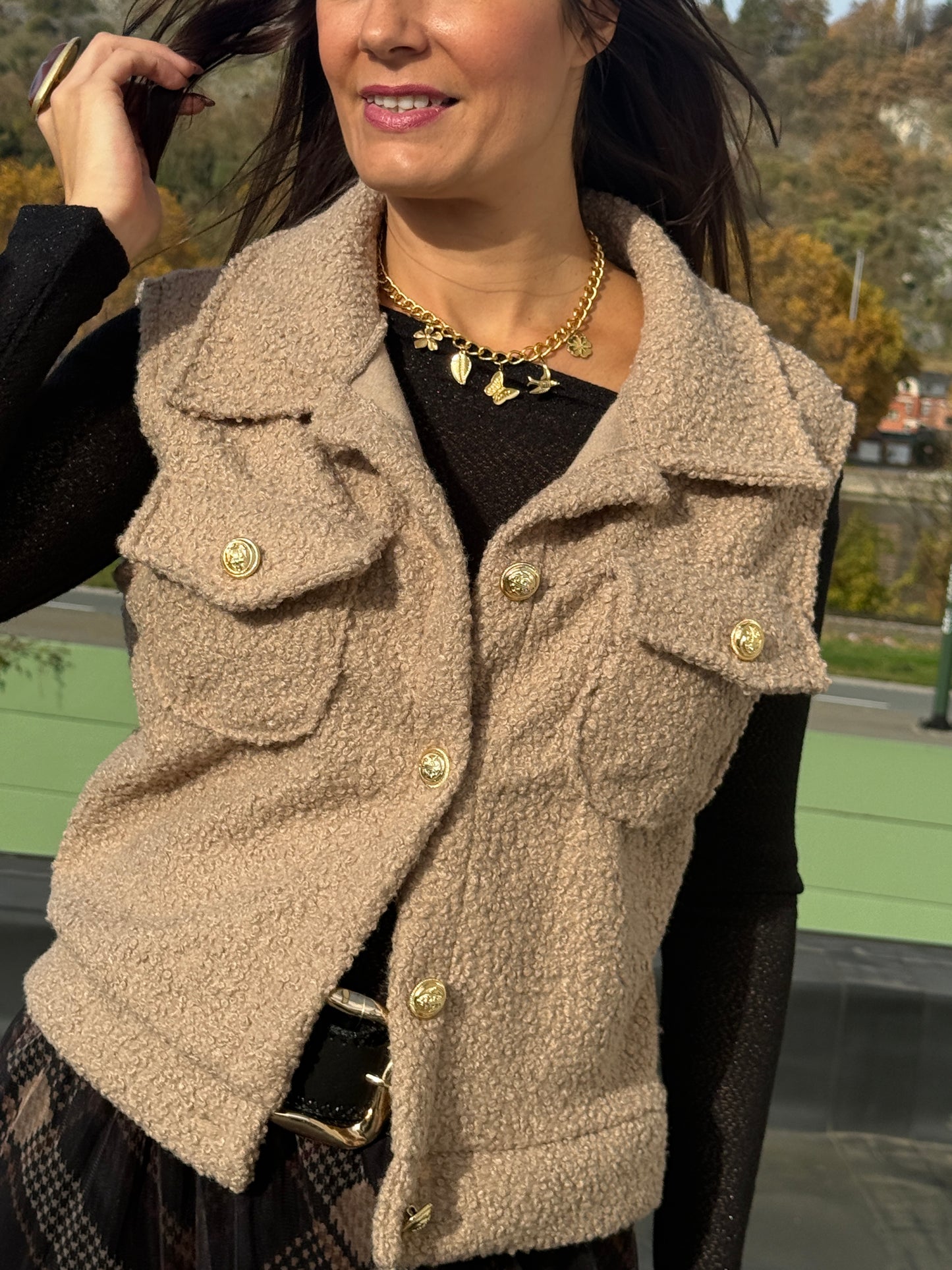 Veste Maylis Taupe
