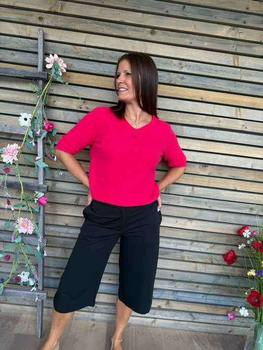 Pull Romane fuchsia
