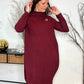 Robe Diva bordeaux