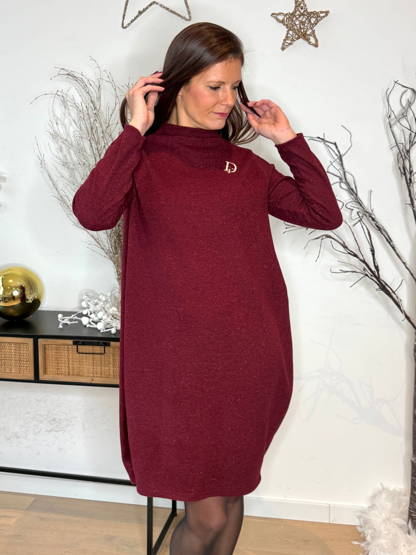 Robe Diva bordeaux