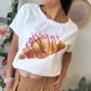 T-shirt croissant