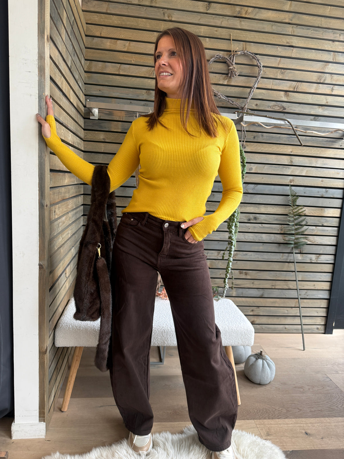 Sous pull Melodie moutarde