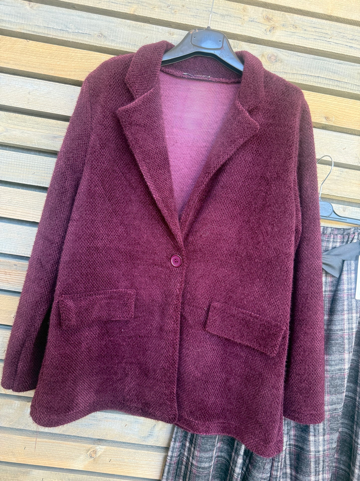 Blazer gilet Calie bordeaux