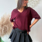 Pull Alba bordeaux