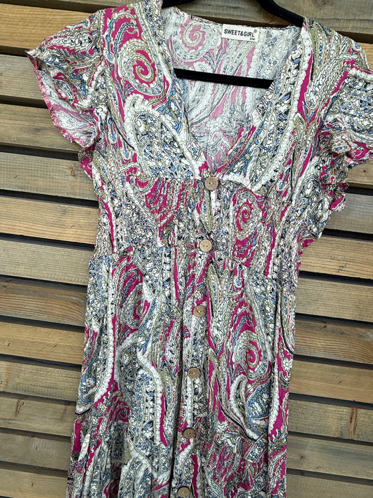 Robe Paloma fuchsia