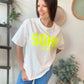 T-shirt LOGAN jaune