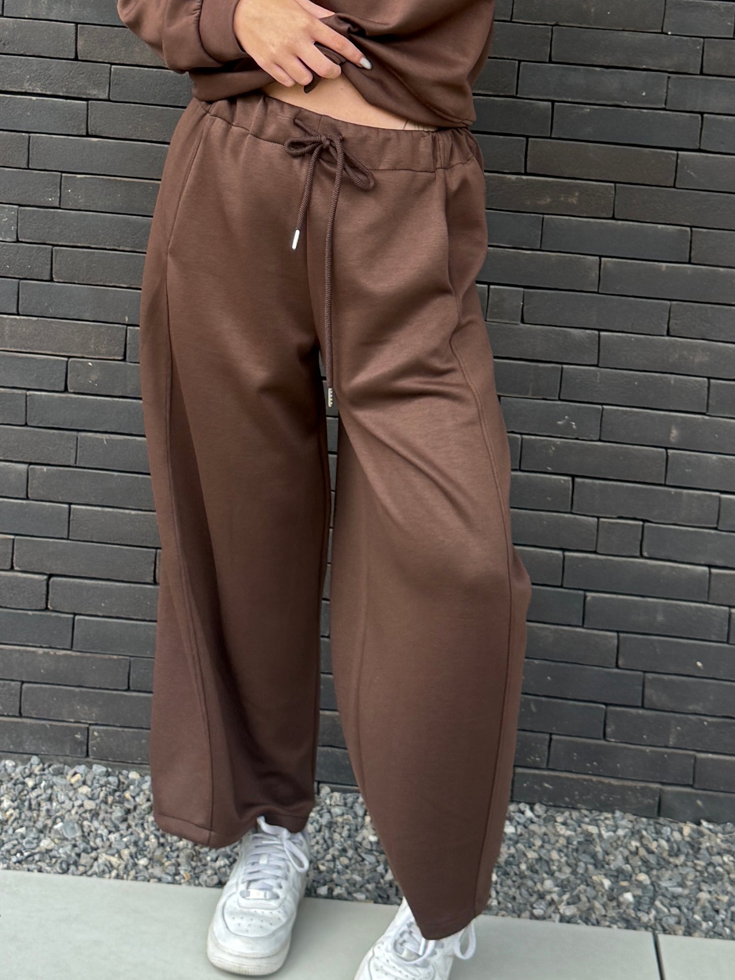 Pantalon Brenda chocolat