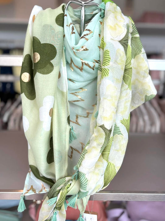 Foulard Mila vert