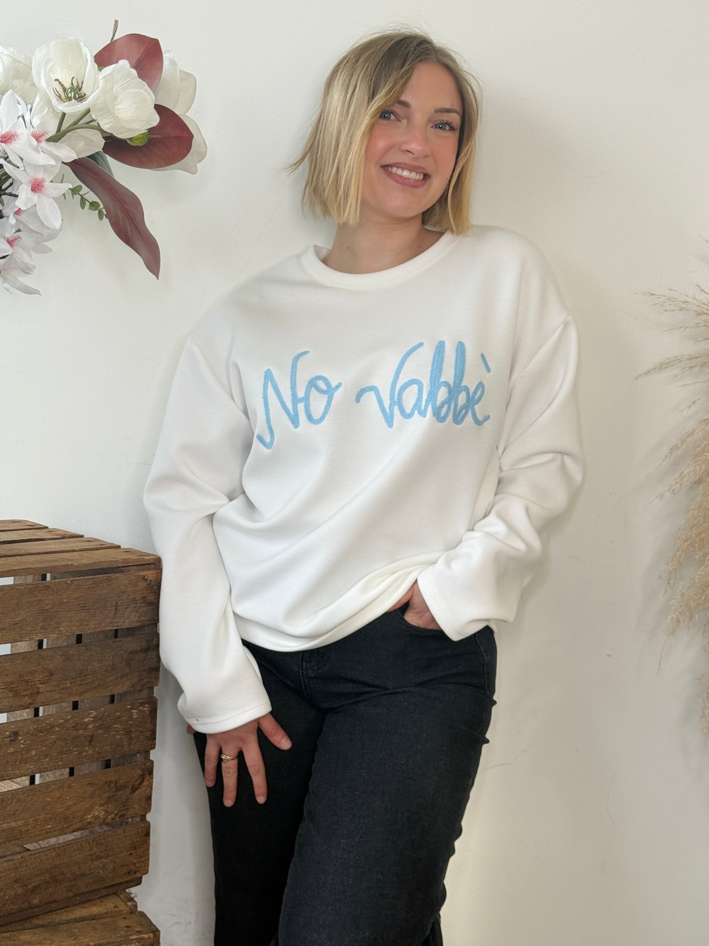 Sweat No Vabbé blanc
