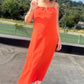 Robe Cléo orange