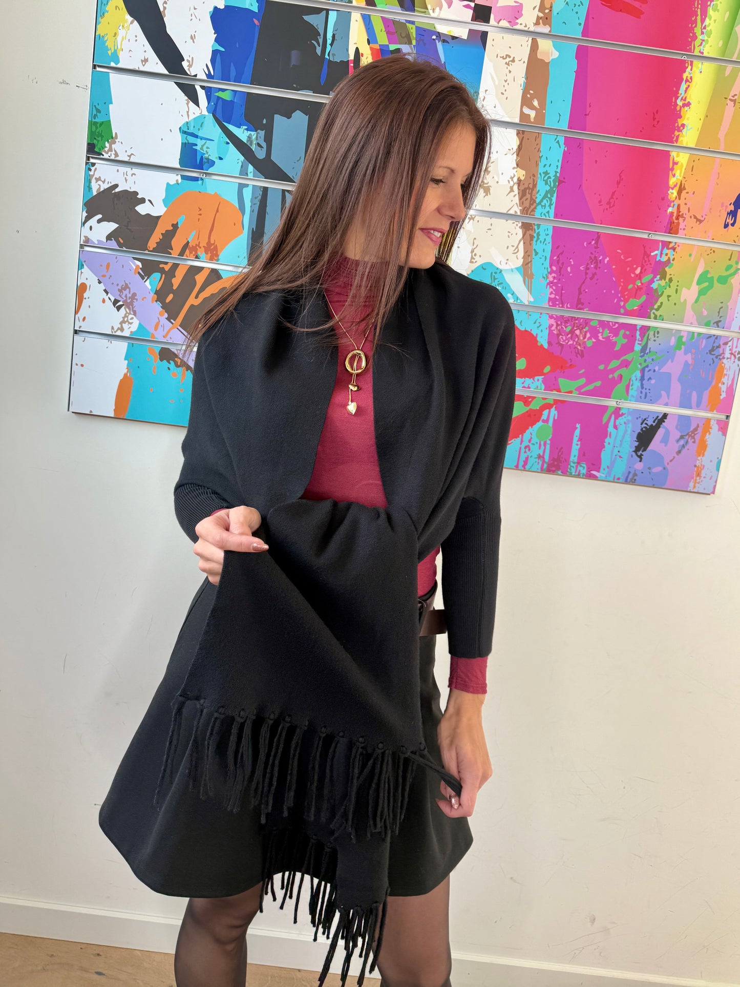 Jupe short Talia Noir