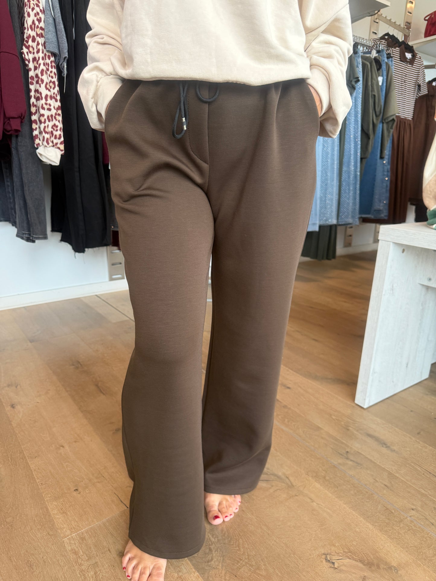 Pantalon BASILE chocolat