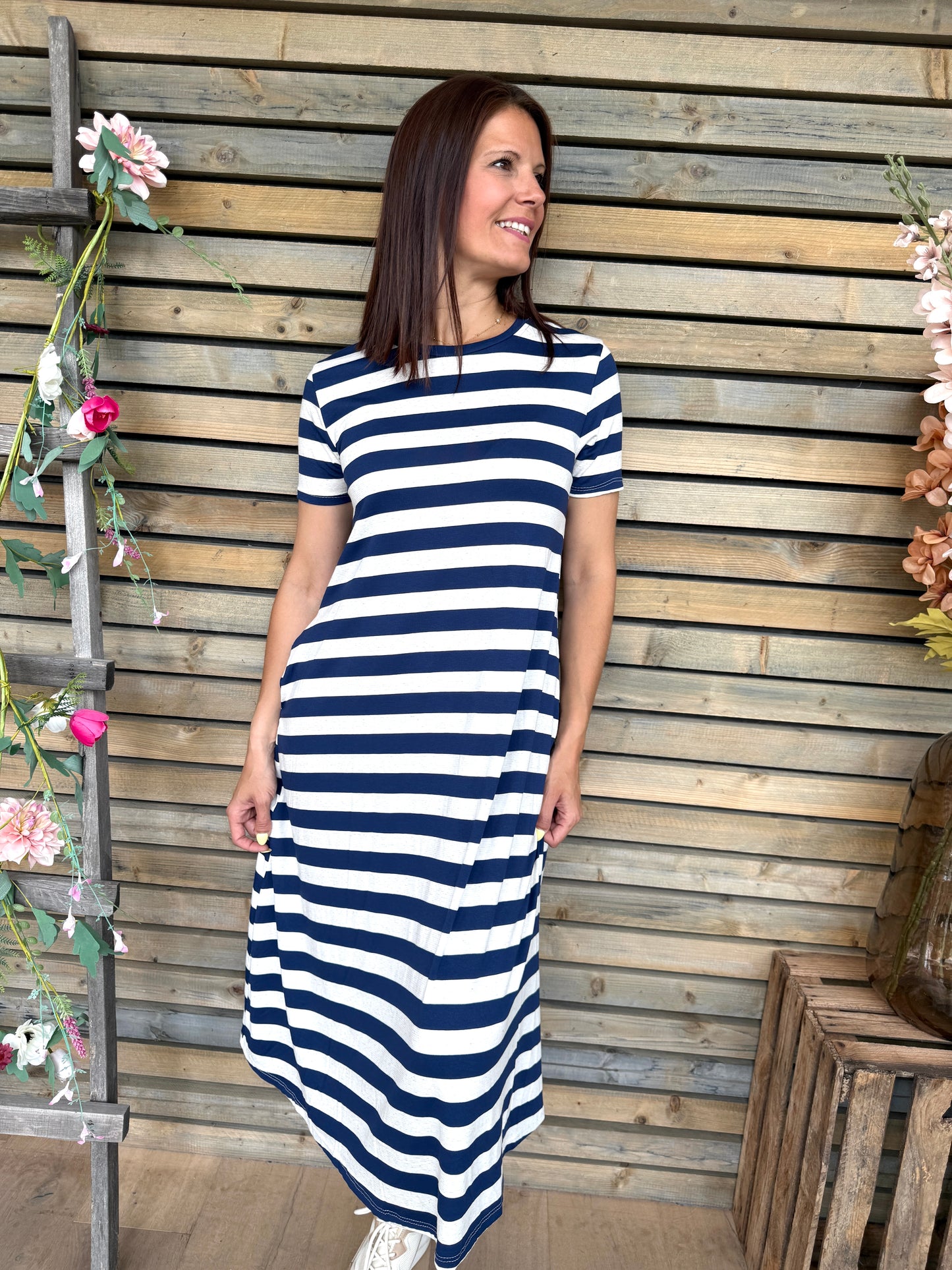 Robe Marie bleu marine