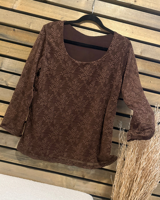 Blouse Enid chocolat