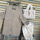 Echarpe Amour beige