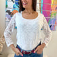 Blouse Enid blanc