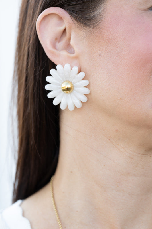 Boucles d'oreilles Marguerite Nicole cavallaro