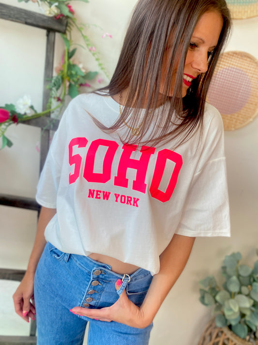 T-shirt LOGAN Fuschia