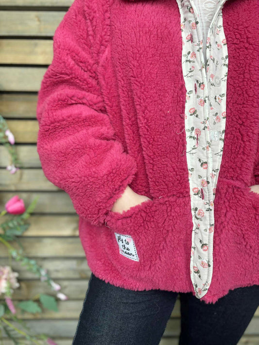 Veste réversible Rosie fuschia