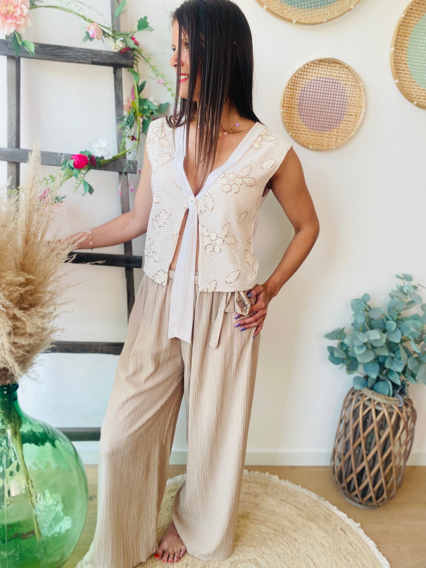 Gilet Victor beige
