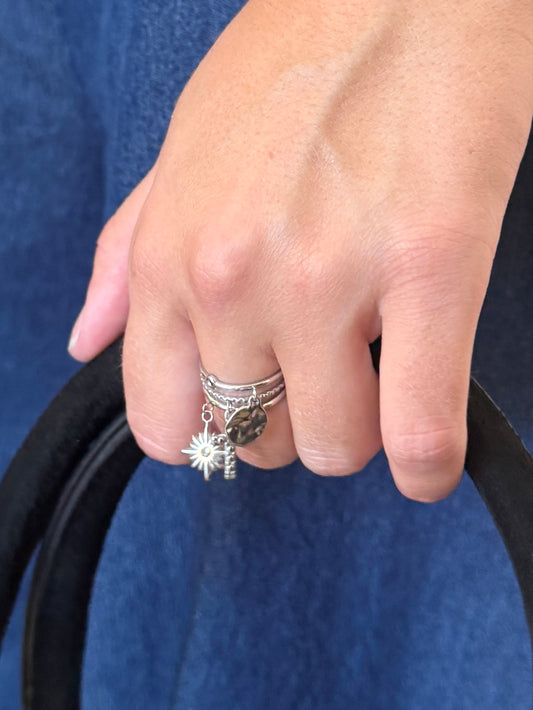 Bague Athéna argenté