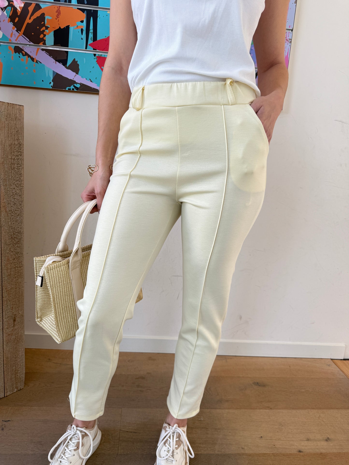Pantalon Oryan jaune