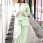 Blazer Flora vert pistache