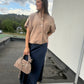 Gilet Noëlla camel