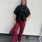 Pantalon Yolène Bordeaux